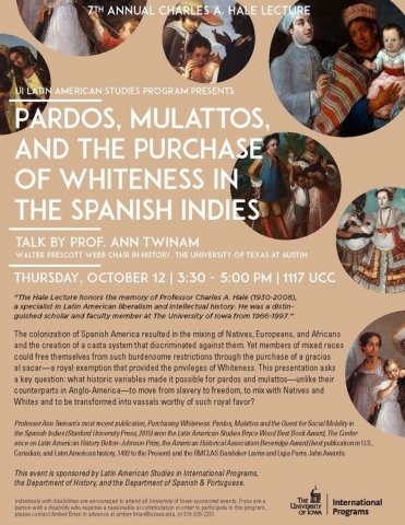 Charles Hale 7th lecture poster