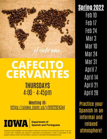 SP22 Spanish Conversation Hour