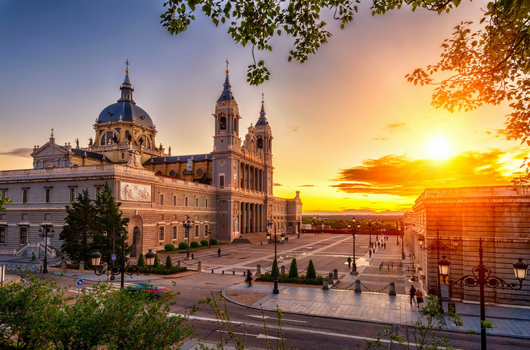 Madrid sunset