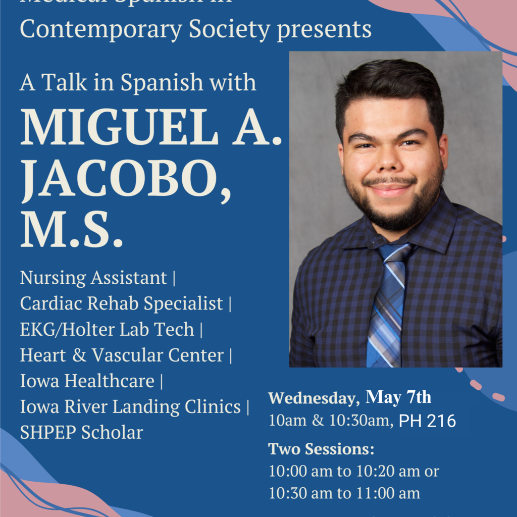 Medical Spanish in Contemporary Society presents: A Talk in Spanish with Miguel A. Jacobo promotional image