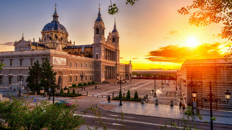 Madrid sunset