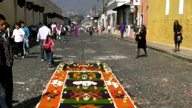 Julia Antigua Guatemala Alfombras Easter Week